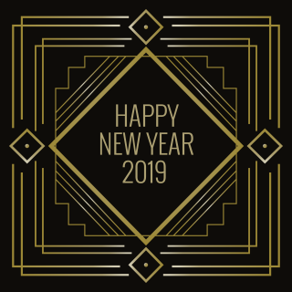 Art Decoration 2019 Happy New Year PNG images