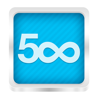 Blue 500px Icon Png PNG images