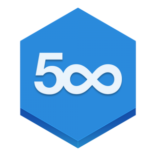 Blue Shapes 500px Icon Png PNG images