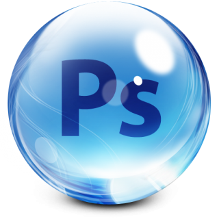 Glassy Adobe Photoshop Icon PNG images
