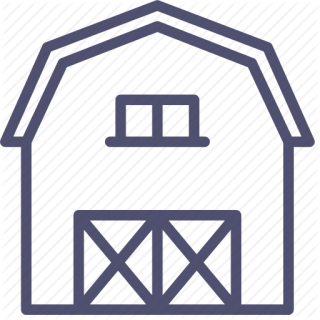 Agriculture, Barn, Building, Farm, Storage, Storehouse, Village Icon PNG images