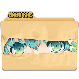 Beige Anime Folder Icon PNG images