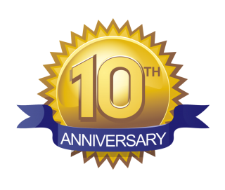 10 Anniversary Icon PNG images
