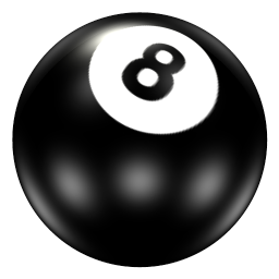 Pool Ball 8 Icon PNG images