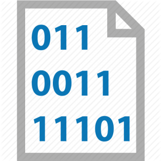 Binary Icon Code File PNG images
