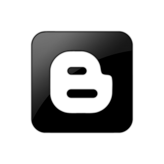 Black Square Blogger Logo Icon Png PNG images