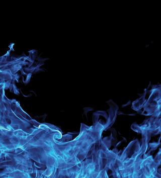 Blue Flames Background PNG images