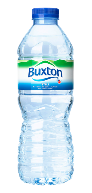 Buxton Brand Plastic Water Bottle PNG Image PNG images