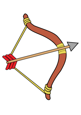 Bow And Arrow Clipart PNG images