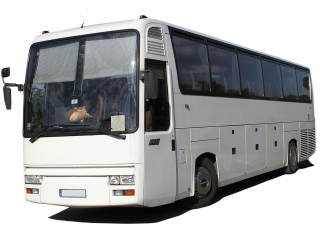 White Tour Bus Png Image PNG images