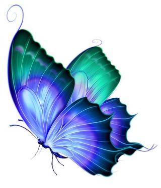 Blue Butterflies Png PNG images