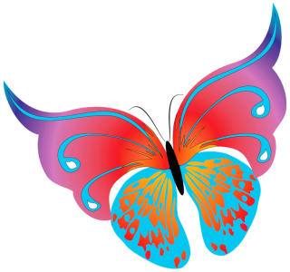 Painted Butterflies Png PNG images