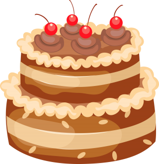Cherries Cake Png PNG images