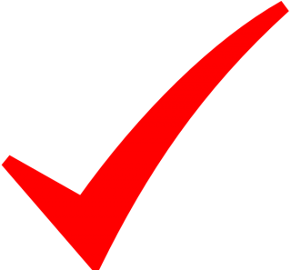 Check Mark Red PNG images