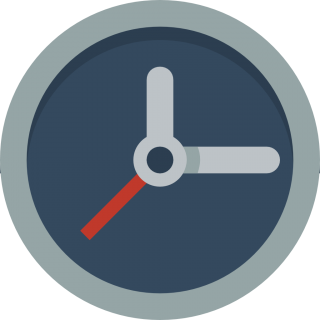 Clock Icon | Small & Flat Iconset | Paomedia PNG images