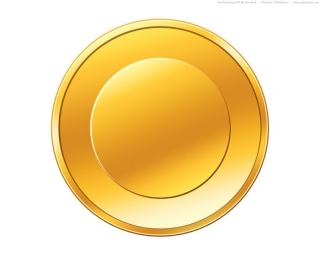 Empty Gold Coin Icon PNG images