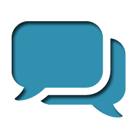 Communication Icon Blue PNG images