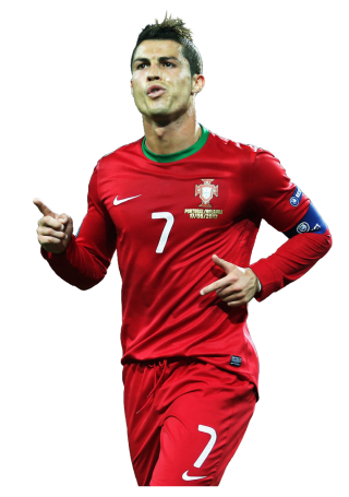 Cristiano Ronaldo Red Jersey PNG images