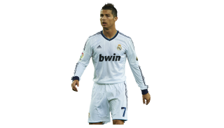 Cristiano Ronaldo White Jersey PNG images