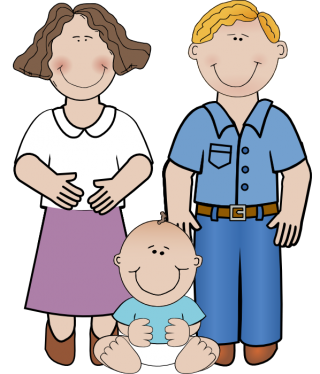 Mom, Dad And Baby Boy Png PNG images