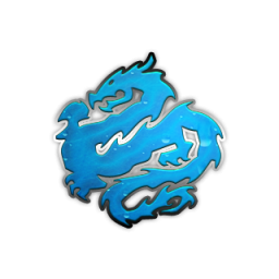 Chinese Blue Dragon Icon PNG images
