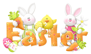 Easter Bunny Background PNG images