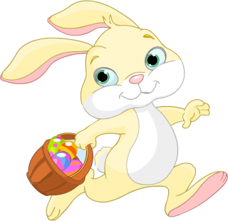 Easter Bunny Running PNG Clipart PNG images