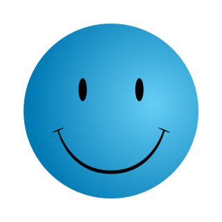 Blue Smiley Face Png PNG images