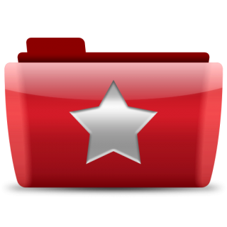 Red Folder Favorite Icon PNG images