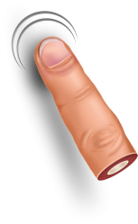 Finger One Png PNG images