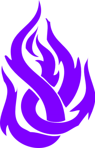 Tribal Fire Blue Purple PNG images