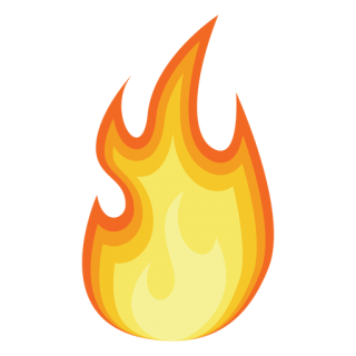 Fire Cartoon Silhouette Transparent PNG PNG images
