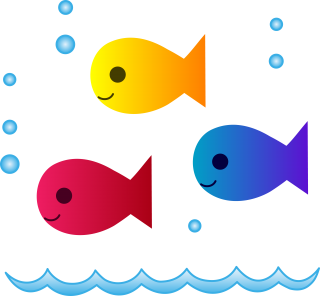 Cute School Of Fish PNG images