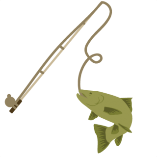 Fishing Pole With Fish PNG images