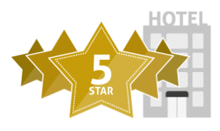 Five, 5 Star Hotel Icon PNG images