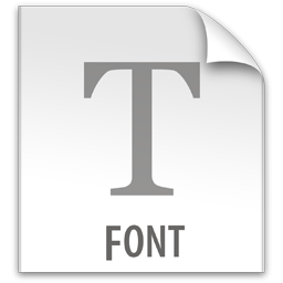 File Fonts Icon PNG images