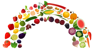 Rainbow Food Vegetable Png PNG images