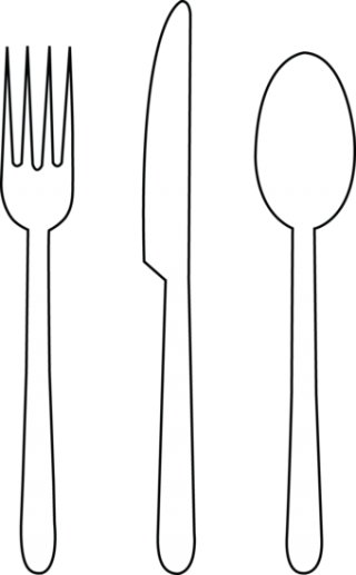Fork Knife Spoon Outline PNG images