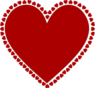 Red Frame Heart Png PNG images