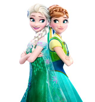Elsa And Anna Frozen Fever Png PNG images