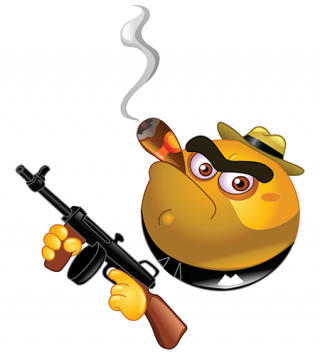 Gangster Emoticons Icon PNG images