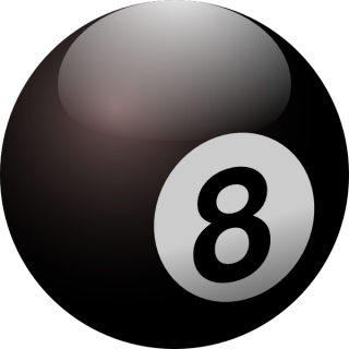 Glossy Eight Ball Png PNG images