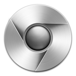 Grey Chrome Icon PNG images
