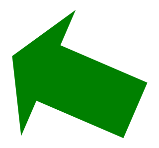 Green Up Right Arrow Png PNG images