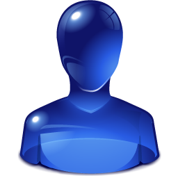 Blue User Head Png PNG images