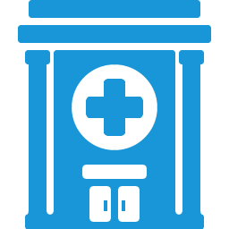 Blue Hospital Icon PNG images