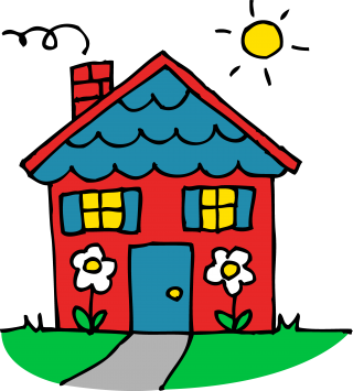 Sun, House, Home, Cute Clipart PNG images