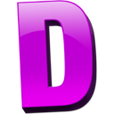 Letter D Vector Drawing PNG images
