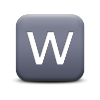 Letter W Download Ico PNG images