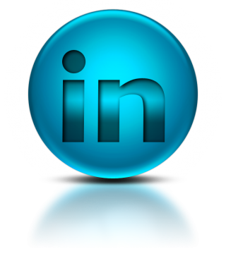 098454 Blue Metallic Orb Icon Social Media Logos Linkedin Logo PNG images